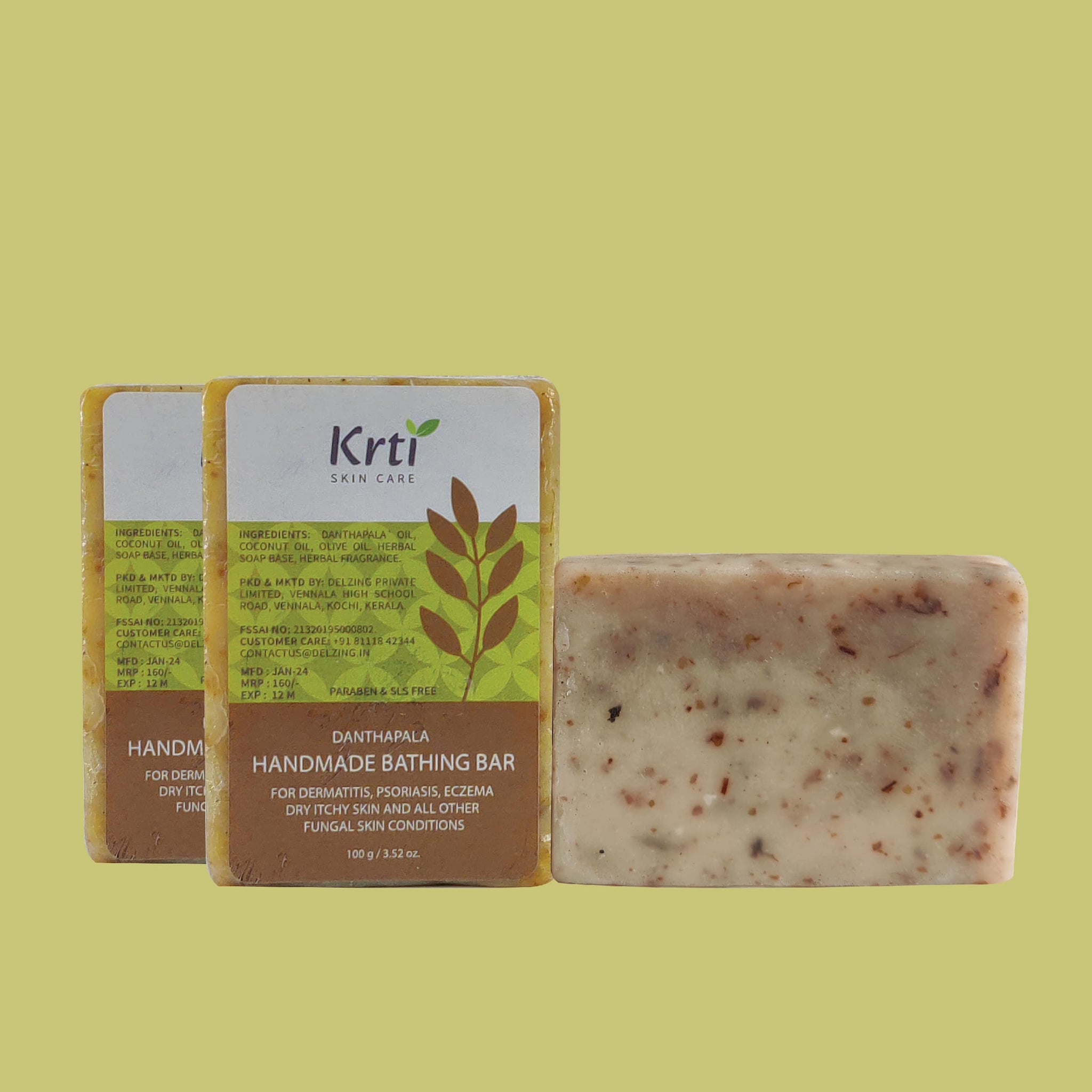 Krti Herbals Combo (Pack of 3) | Danthapala Soap